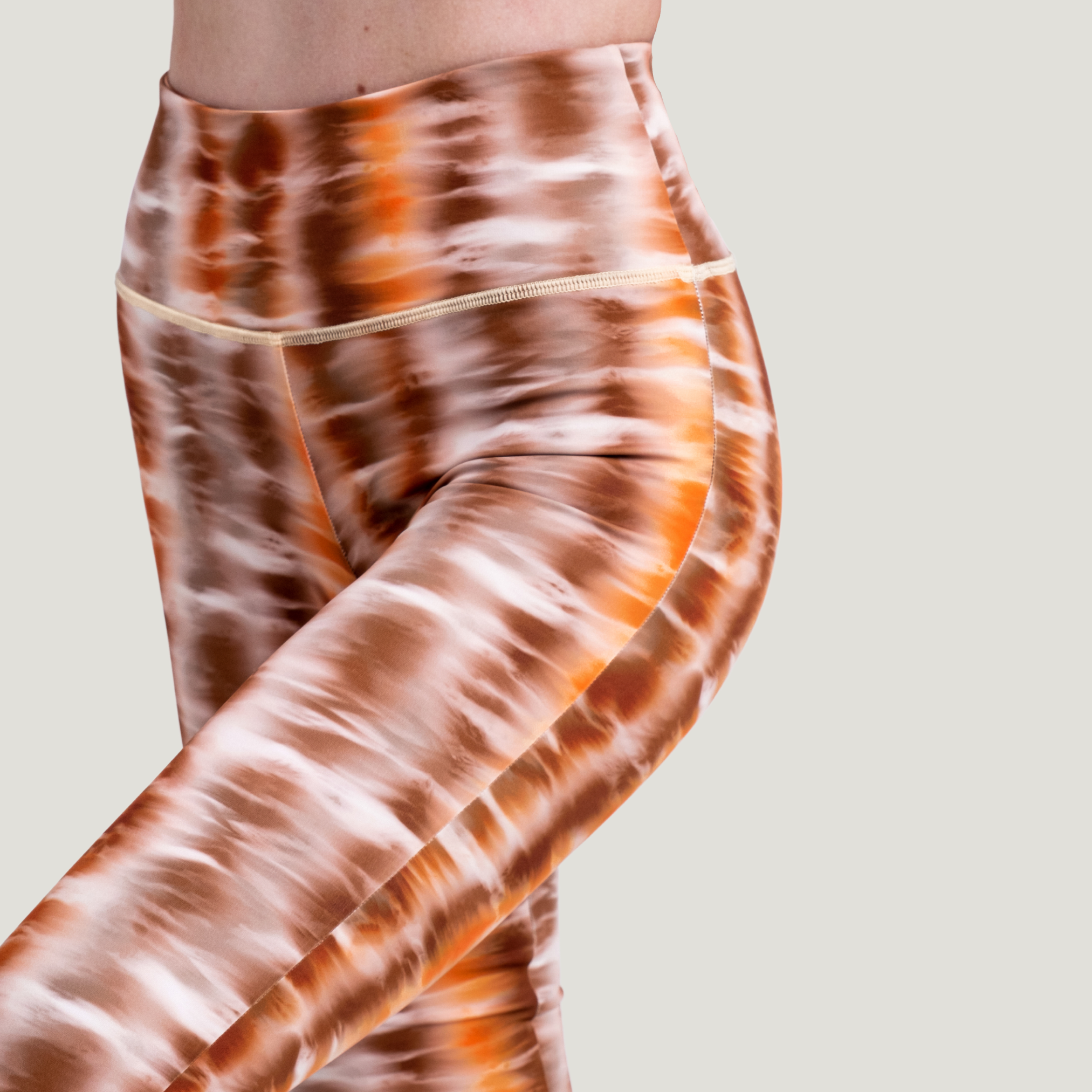 Let's Go High Rise Legging 25 | Taupe Rattlesnake - HAMLIN